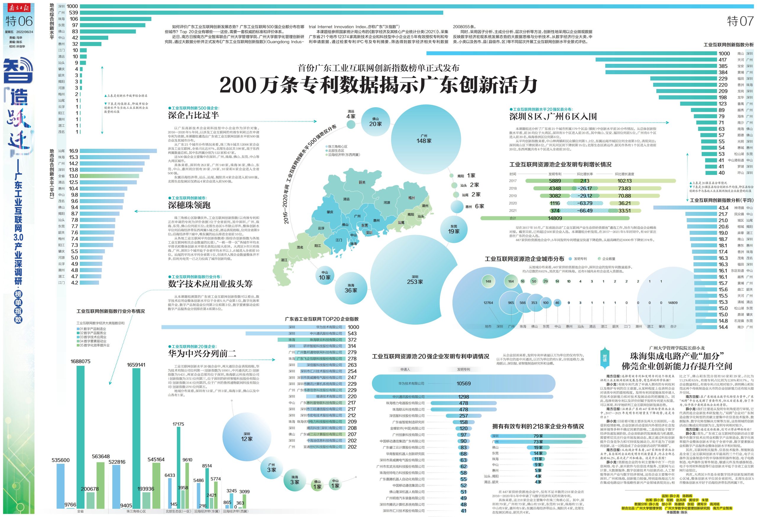 管理学院与南方日报合作发布首份广东数字经济创新发展报告